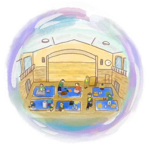 自然災害に対応した空間